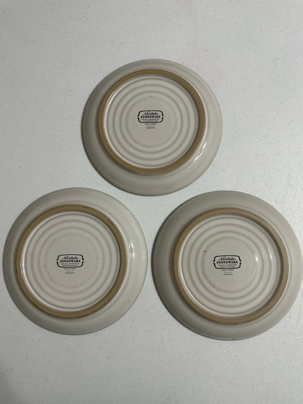 Noritake Gradient Blue and Cream Salad Plates (set of 3)